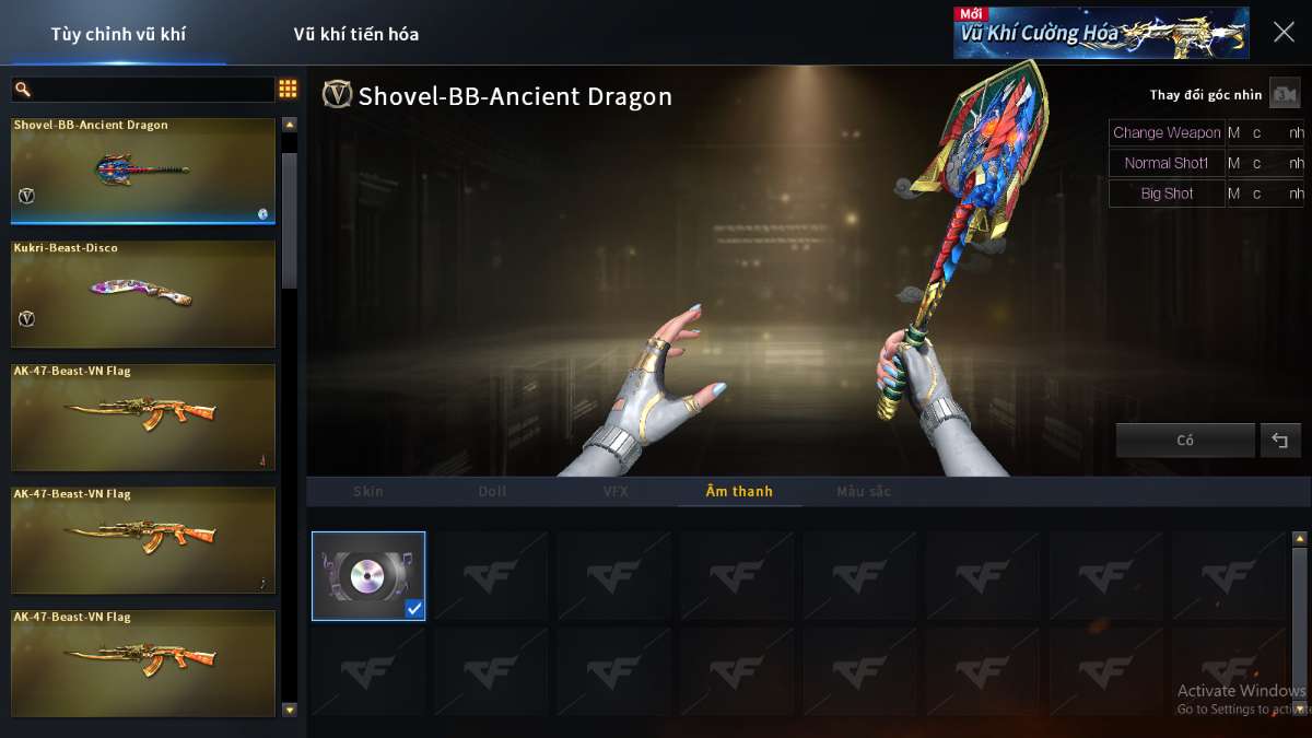 shop acc cf uy tin gia re